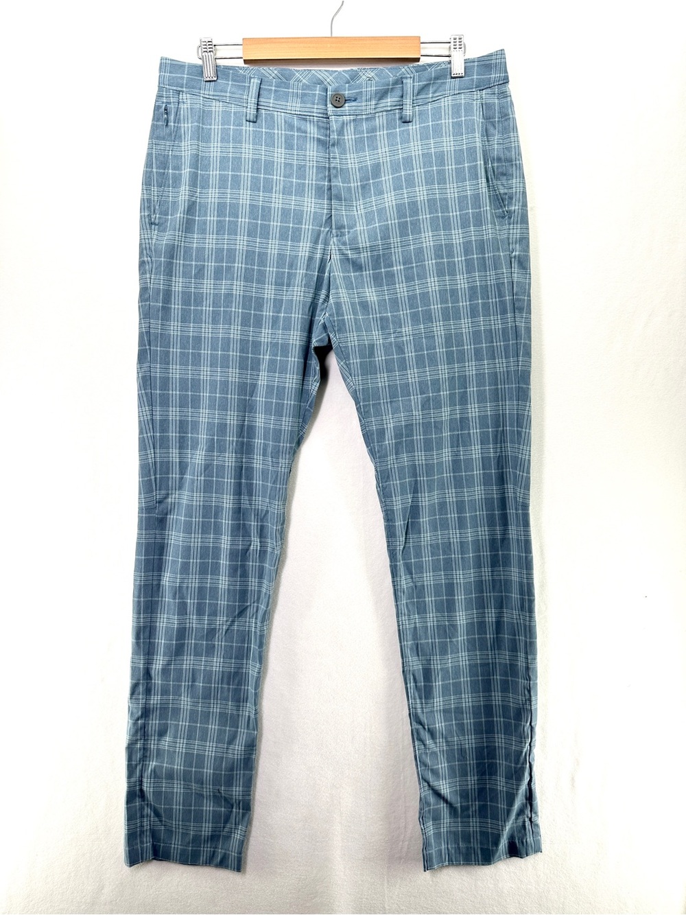 Tommy Bahama Men's Plaid Performance Pants Size 34x32 Blue